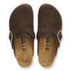 Birkenstock Boston Wire Buckle Nubuk Leather Regular Fit